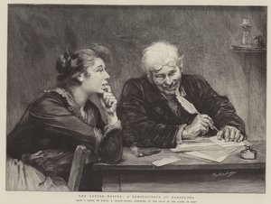 Der Briefschreiber, eine Erinnerung an Barcelona von Amelie Beaury Saurel